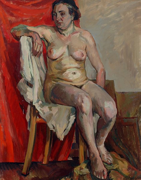 Model 1934 oil on canvas 100x81